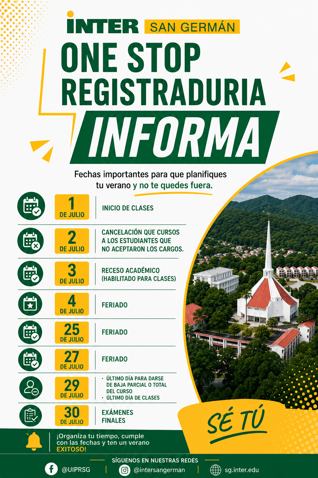 fechas